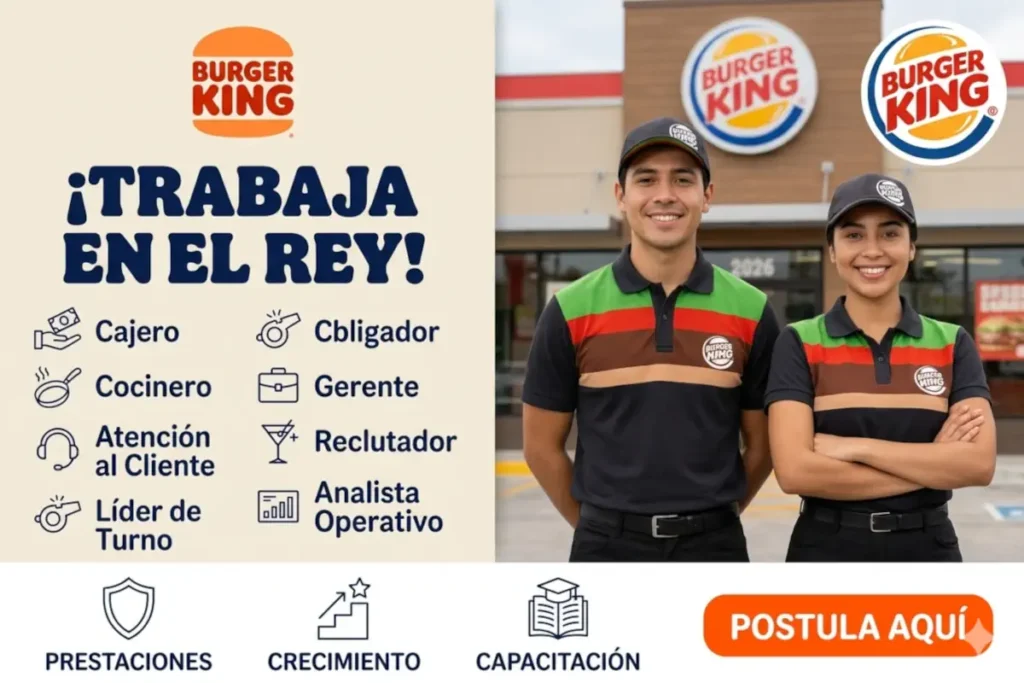 trabaja en burger king