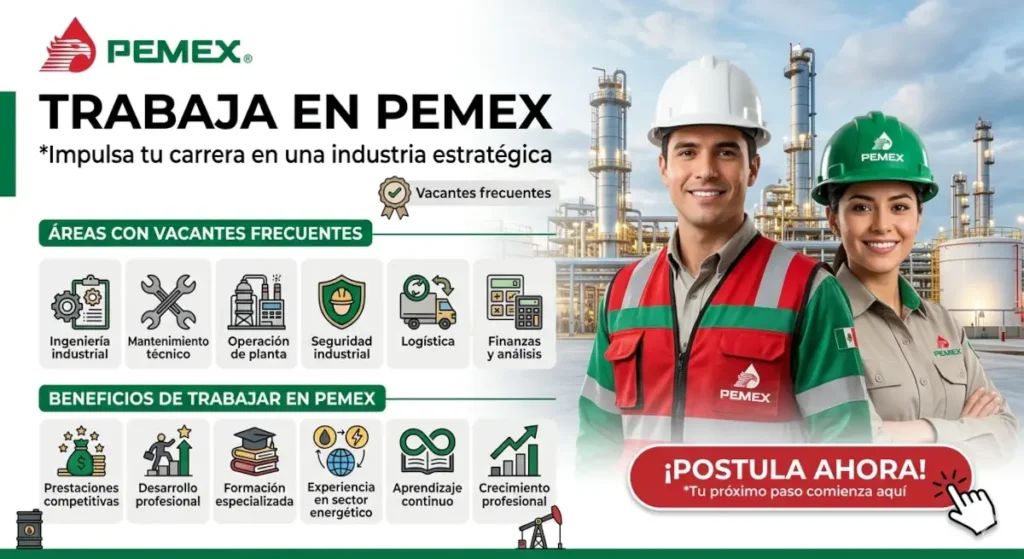 trabajar en pemex