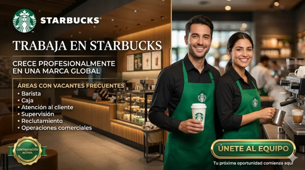 trabaja en starbucks